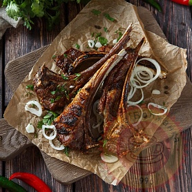 Шашлык из бараньей корейки Шашлык из бараньей корейки