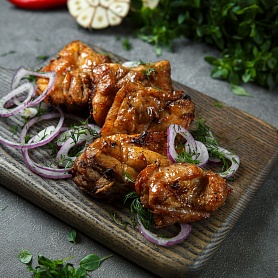 Шашлык из филе куриного бедра Шашлык из филе куриного бедра